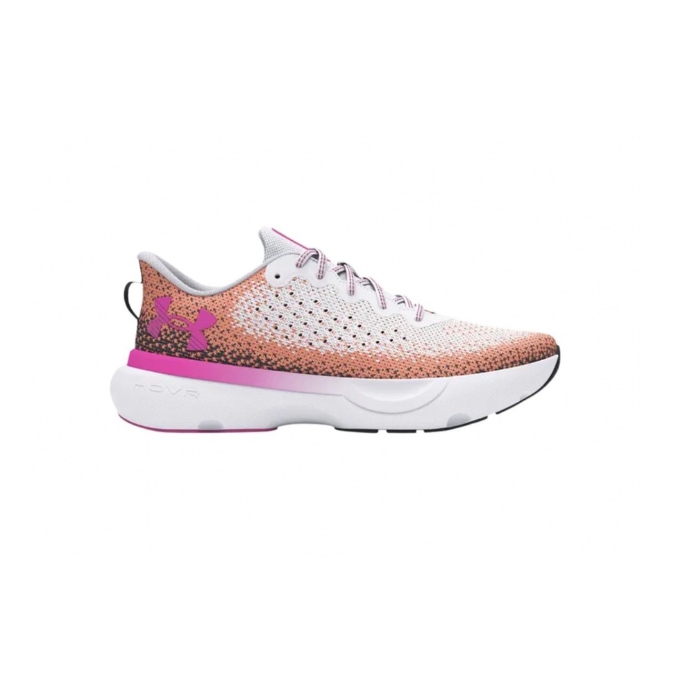 Under Armour HOVR Infinite 5 Women 11 Pink White Running Comfort Shoes Athletic